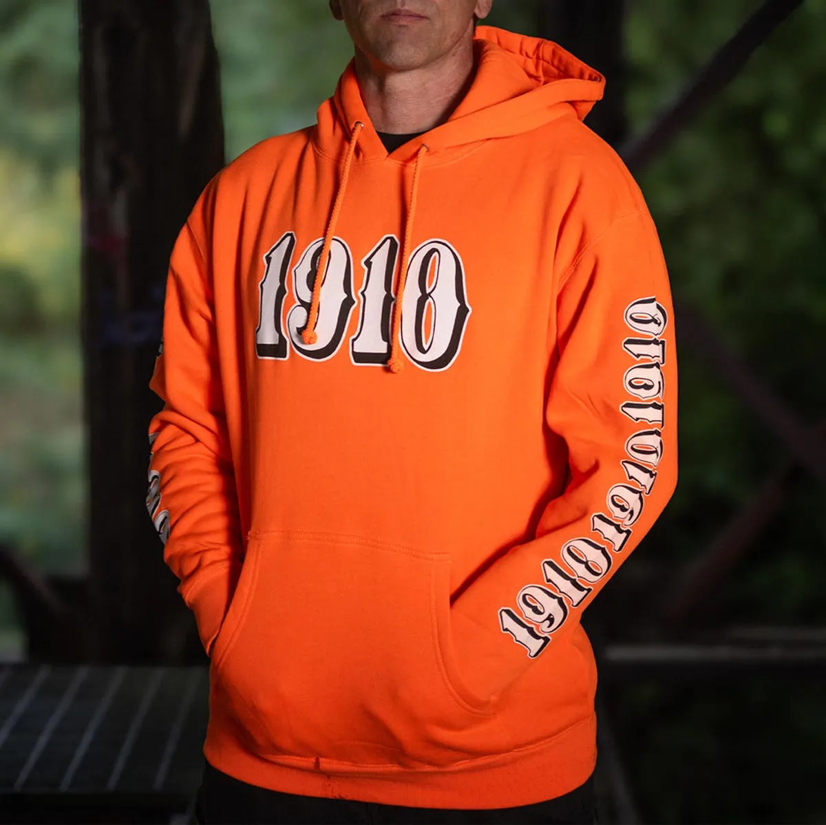 1910 OG Font Hoodie - Orange