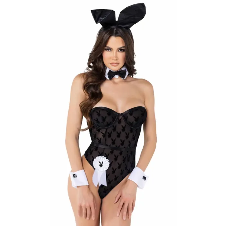 8pc Playboy Bunny Costume