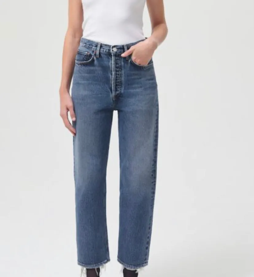 90's Crop Mid Rise Loose fit