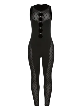 A&A Midnight Mesh Jumpsuit