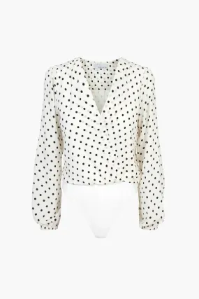 Afterhour Polkadot Bodysuit Top