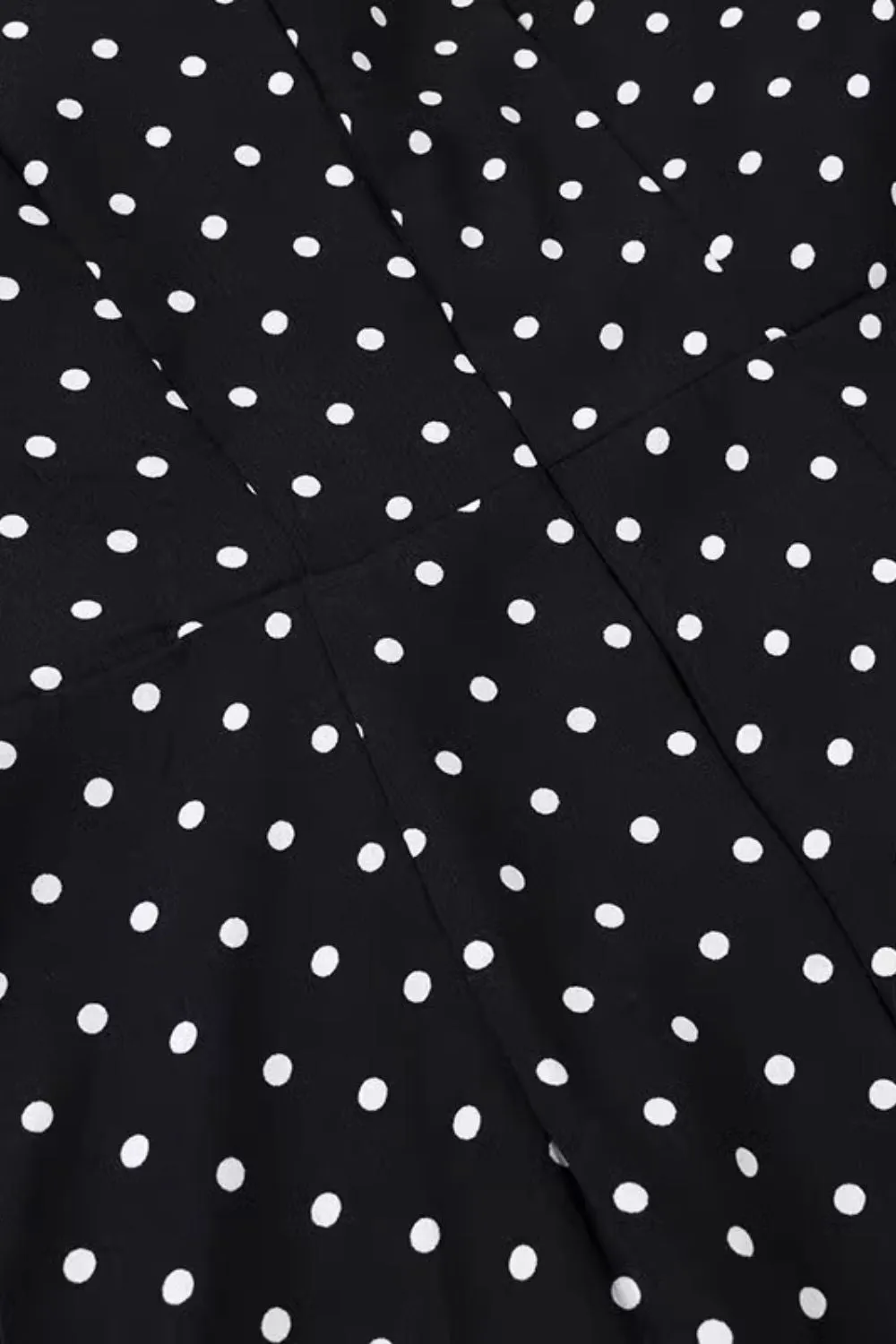 ’Ava‘ Bow-Accented Polka Dot Short-Sleeve Mini Dress