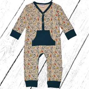 Baba Babywear Overall Bodysuit Rabbit and Squirrel