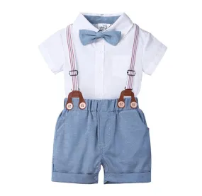 Baby Boy Gentleman Suit with Bow tie