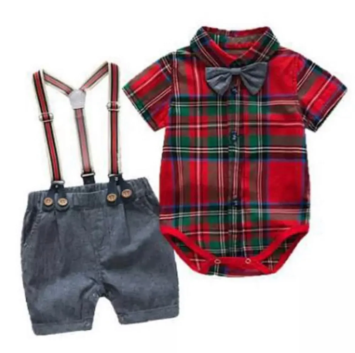 Baby Boy Gentleman Suit with Bow tie