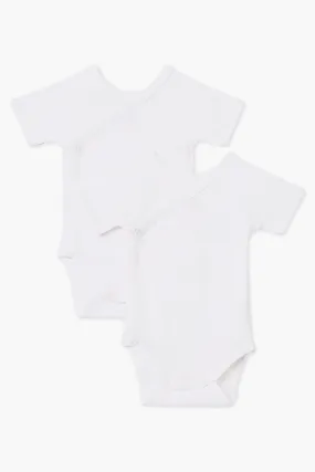 Baby Onesie Petit Bateau 2-Pack Short Sleeve Kimono