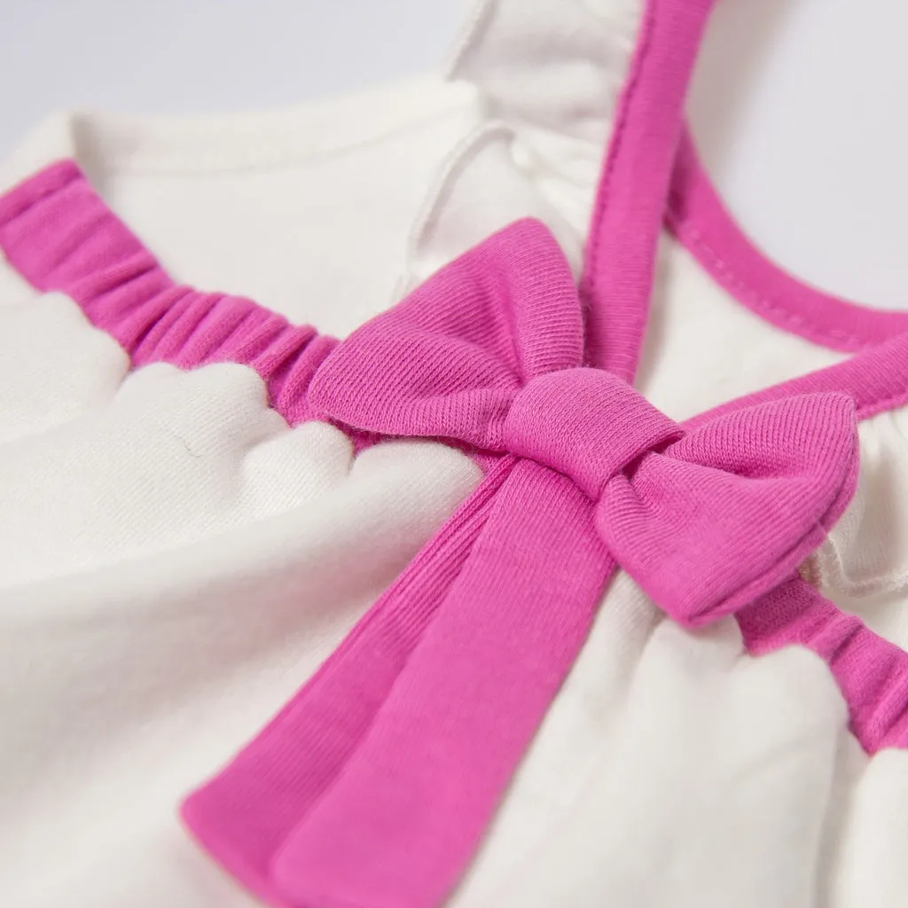 Balloon Ribbon & Ruffle Bodysuit