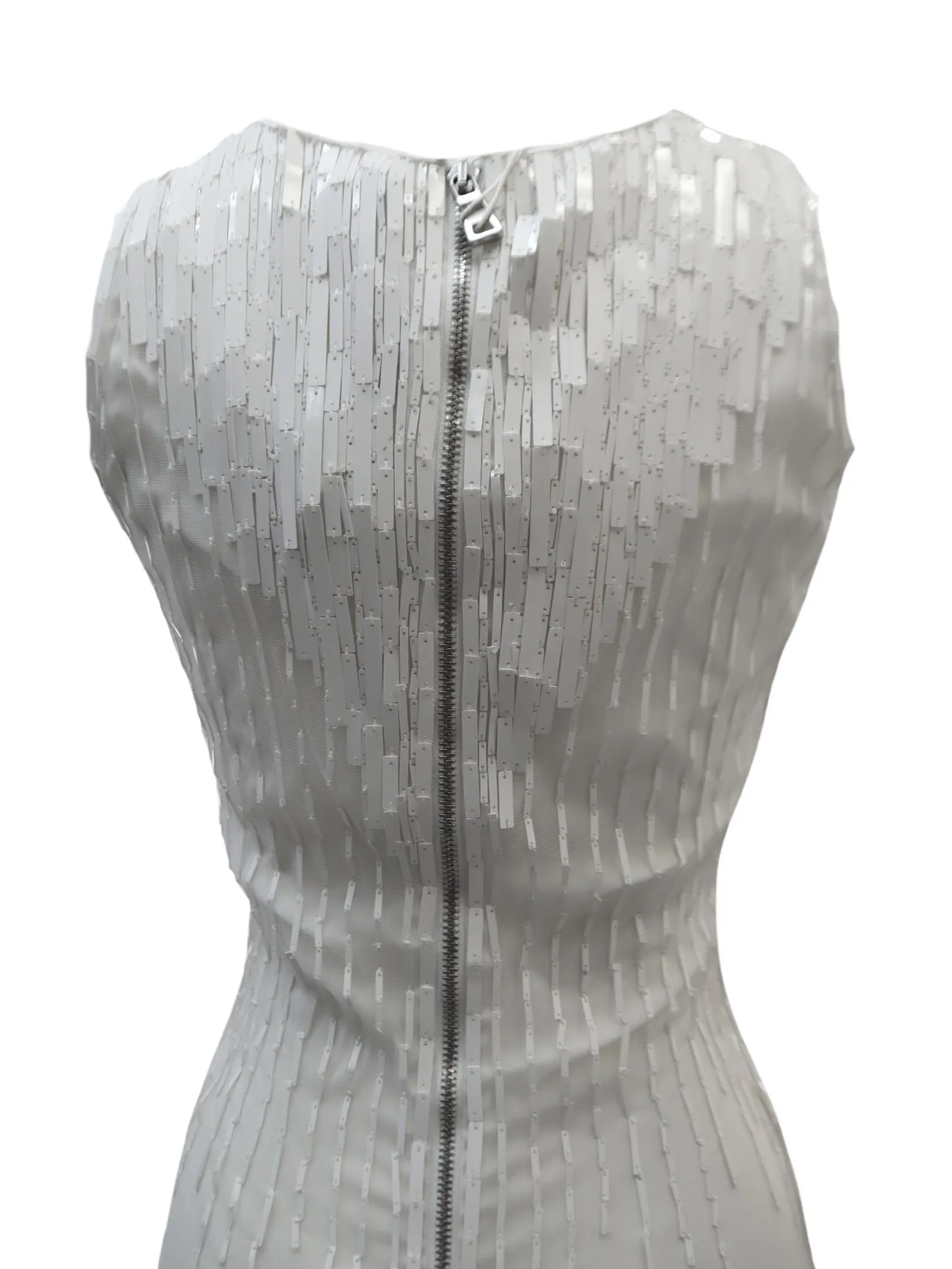 Balmain Womens White Embellished Body Suit