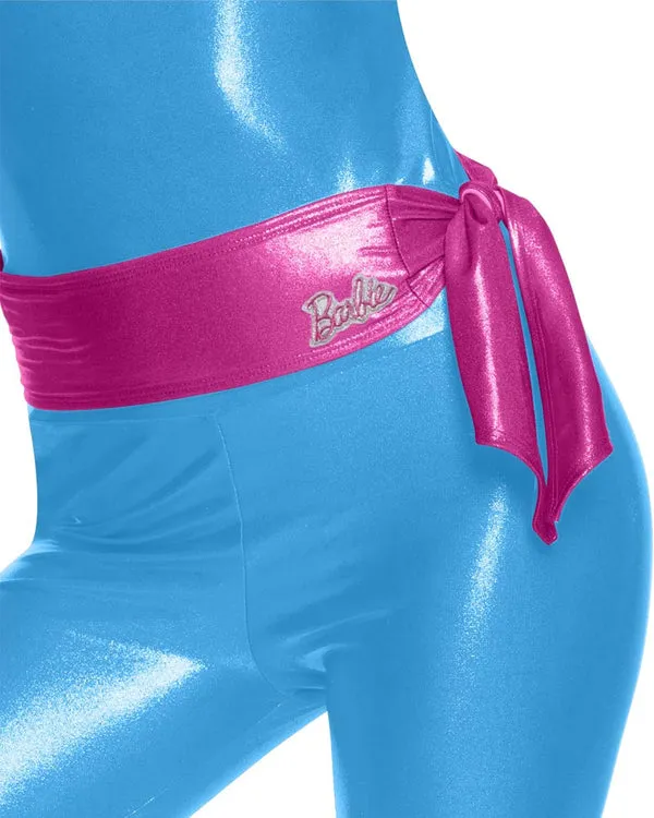 Barbie Exercise Costume Movie Deluxe Adult Jumpsuit