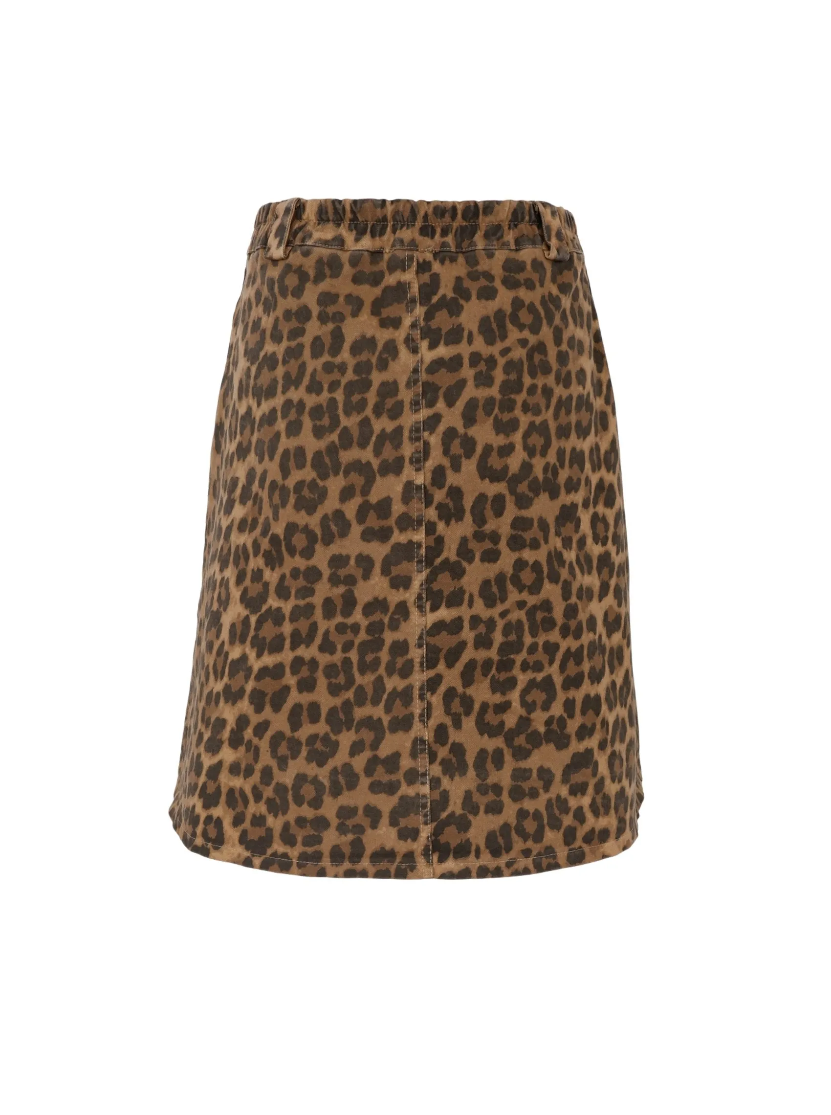 BCABBIE midi skirt - Leopard