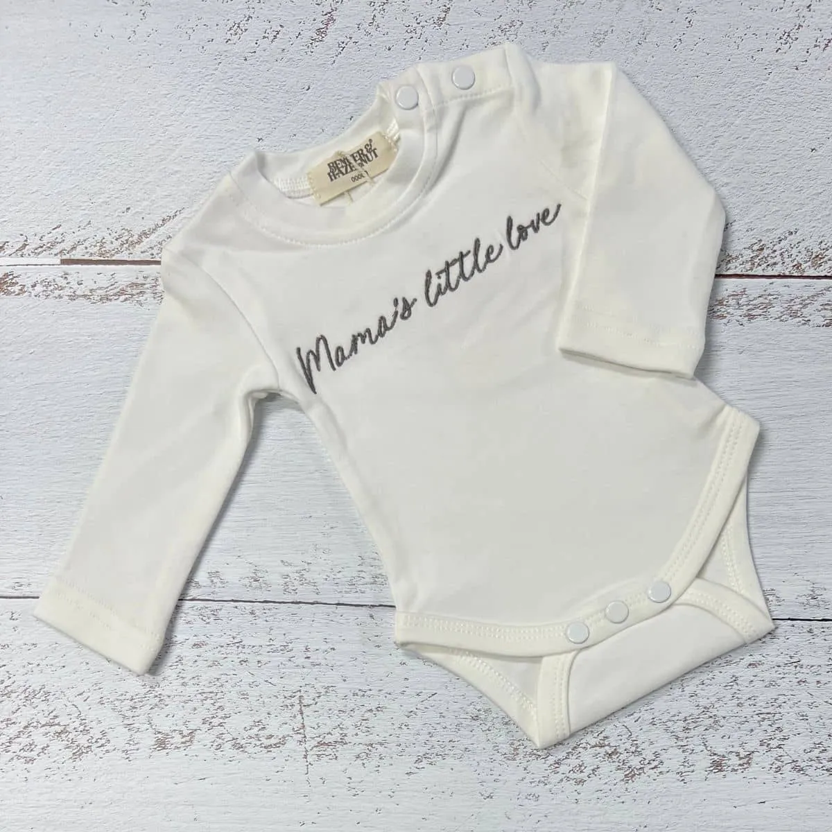 Bencer & Hazelnut Long Sleeve Bodysuit - Mama's Little Love