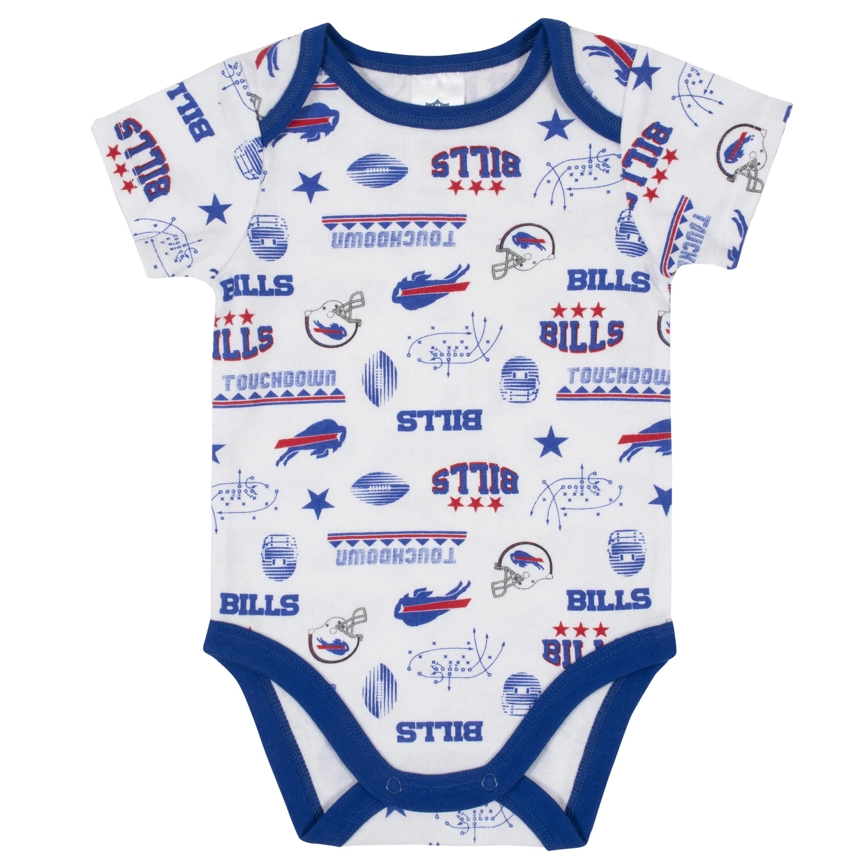 Bills Baby Boys 3-Piece Bodysuit, Bib, and Cap Set