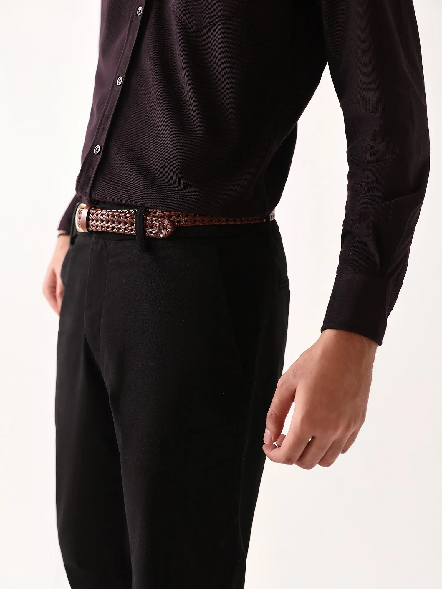 Black Slim Fit Chino