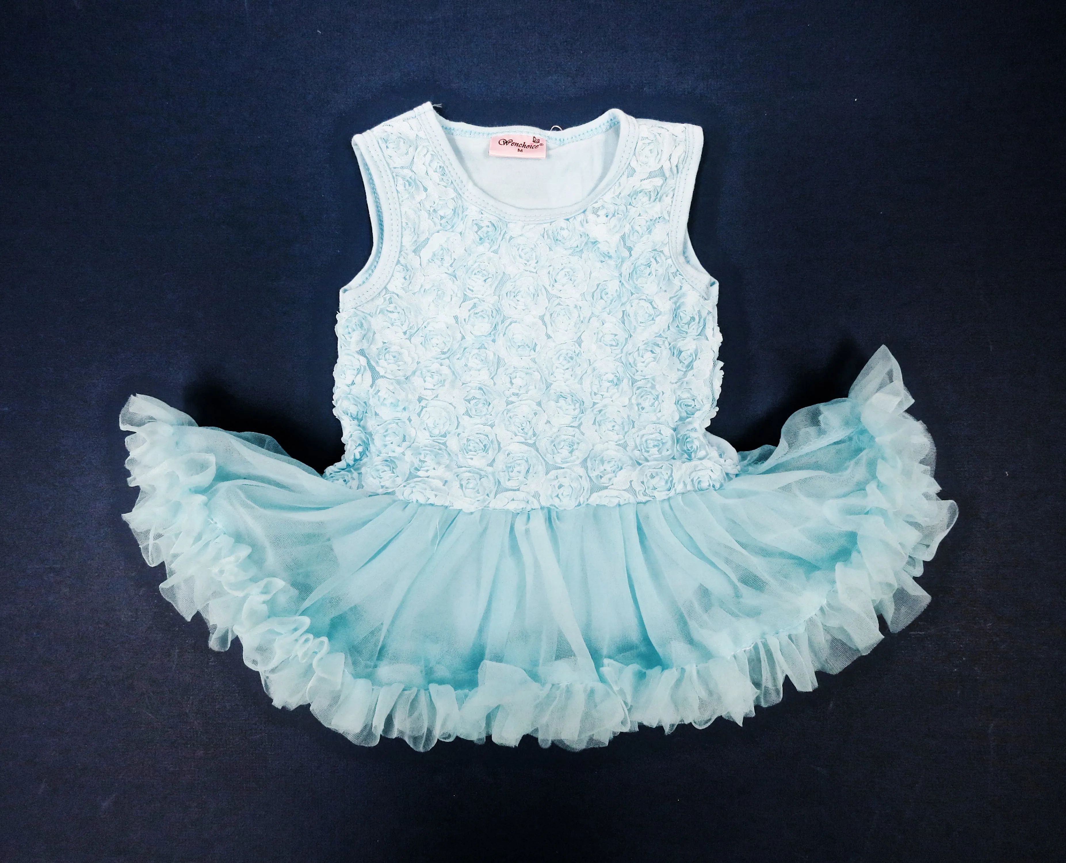 Blue Rose Bodysuit Attach Tutu