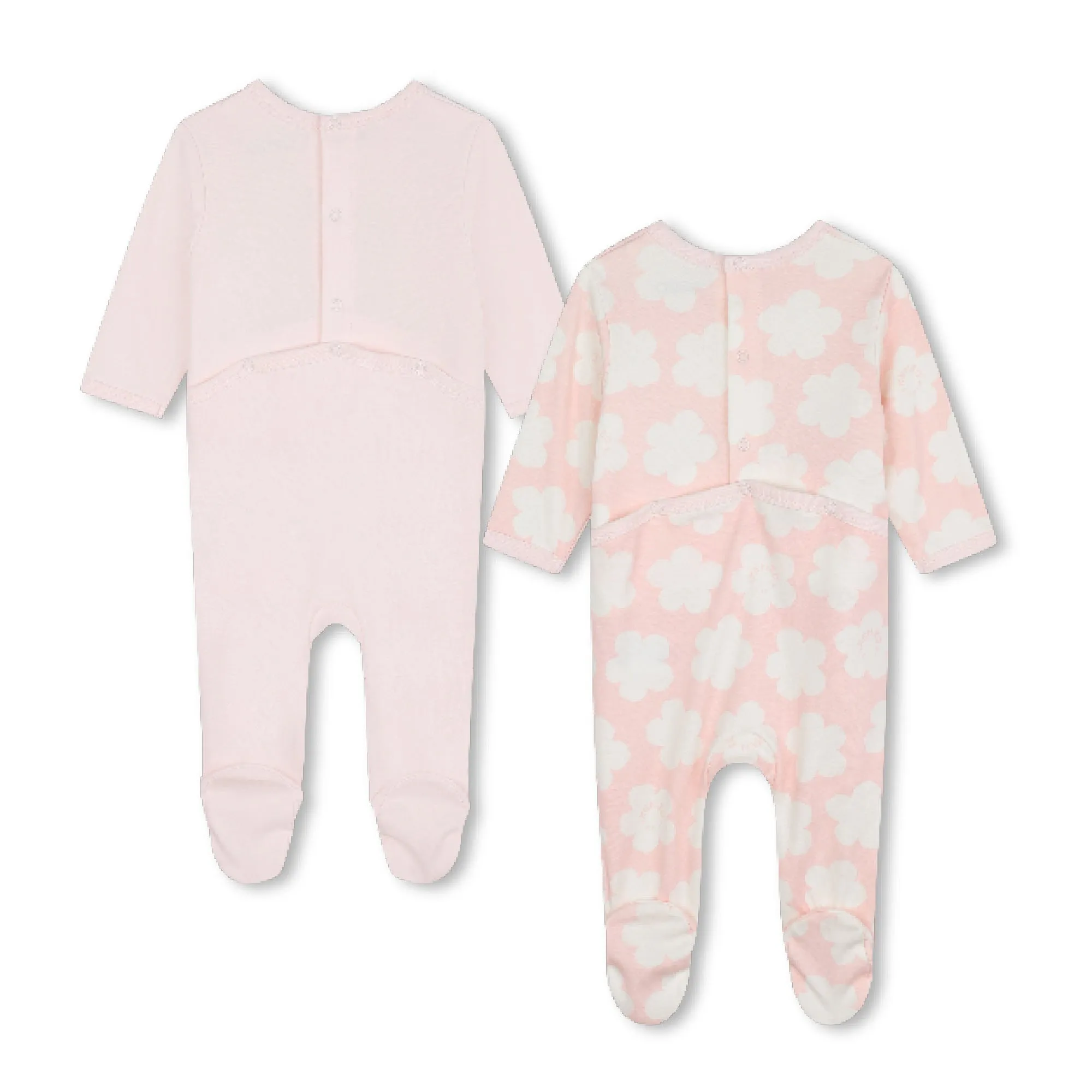 Boke Flower Babygrows ( 2 Pack )