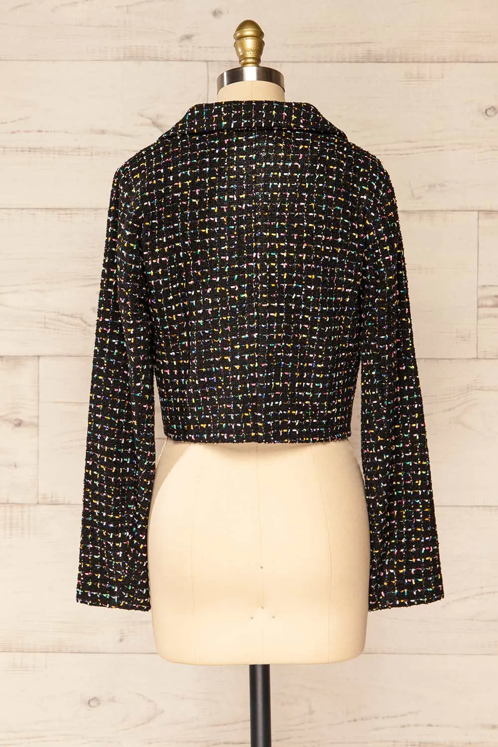 Bruges | Cropped Tweed Blazer w/ Detailing