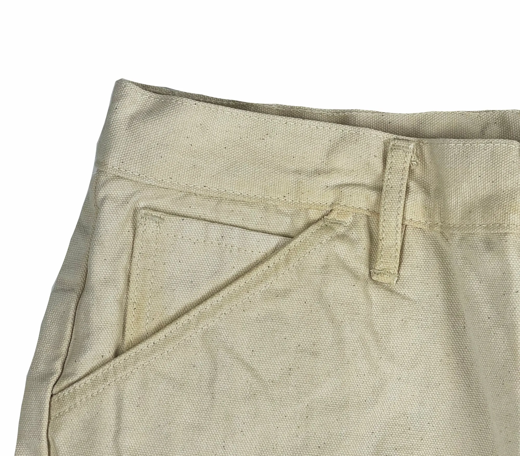 CALIFORNIA - Natural Duck  Mt Vernon 13 oz  Work Uniform Chino  Size 34" running size 32"