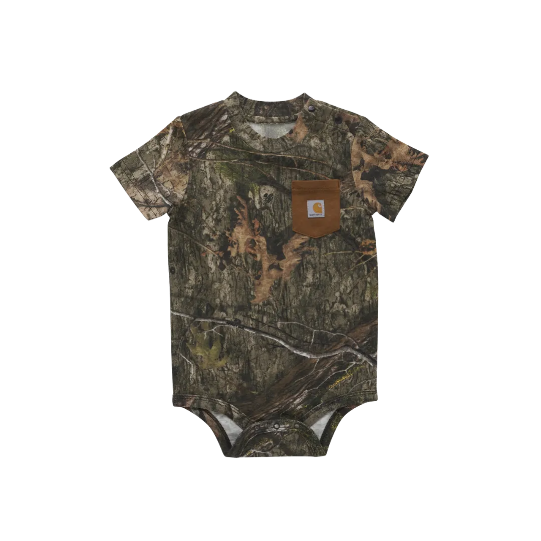 Carhartt Kid's Short Sleeve Pocket Camo Bodysuit