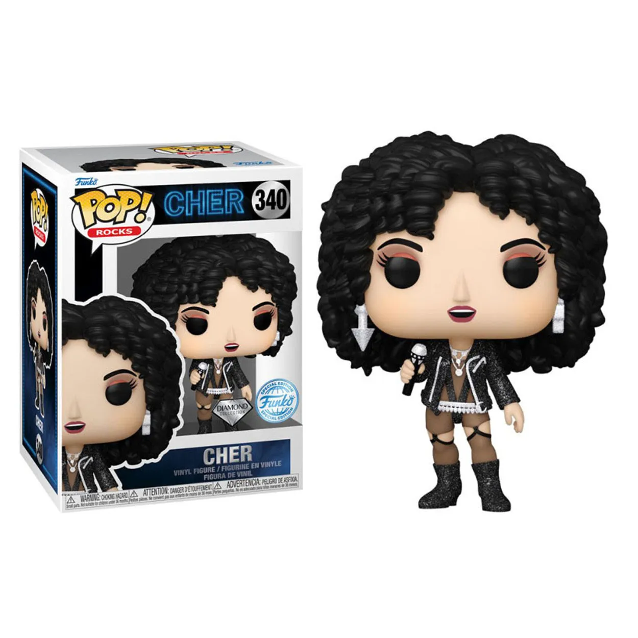 Cher - If I Could Turn Back Time Diamond Glitter US Exclusive Pop! Vinyl