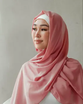 Chiffon Hijab - Pink Cosmos