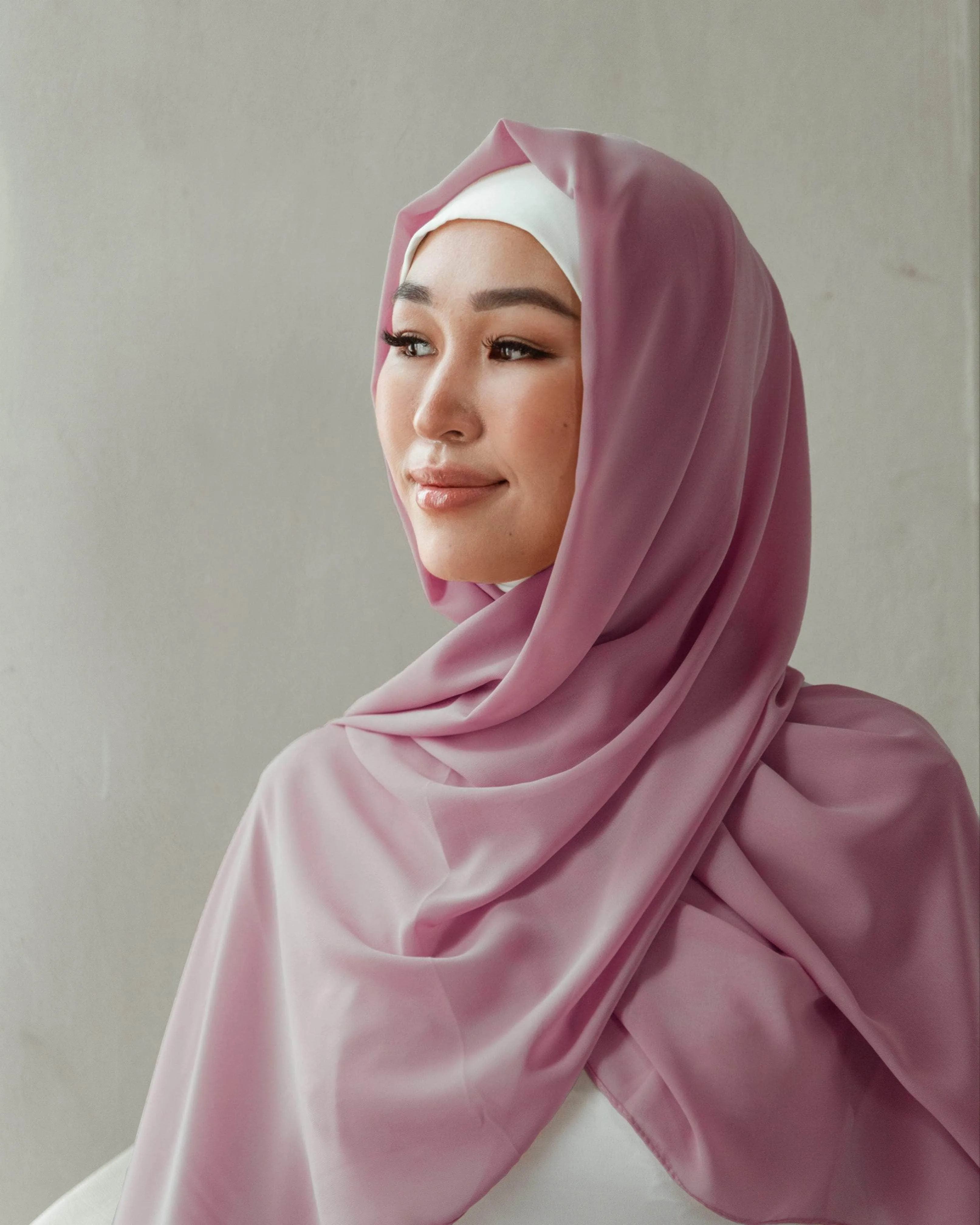 Chiffon Hijab - Spring Crocus