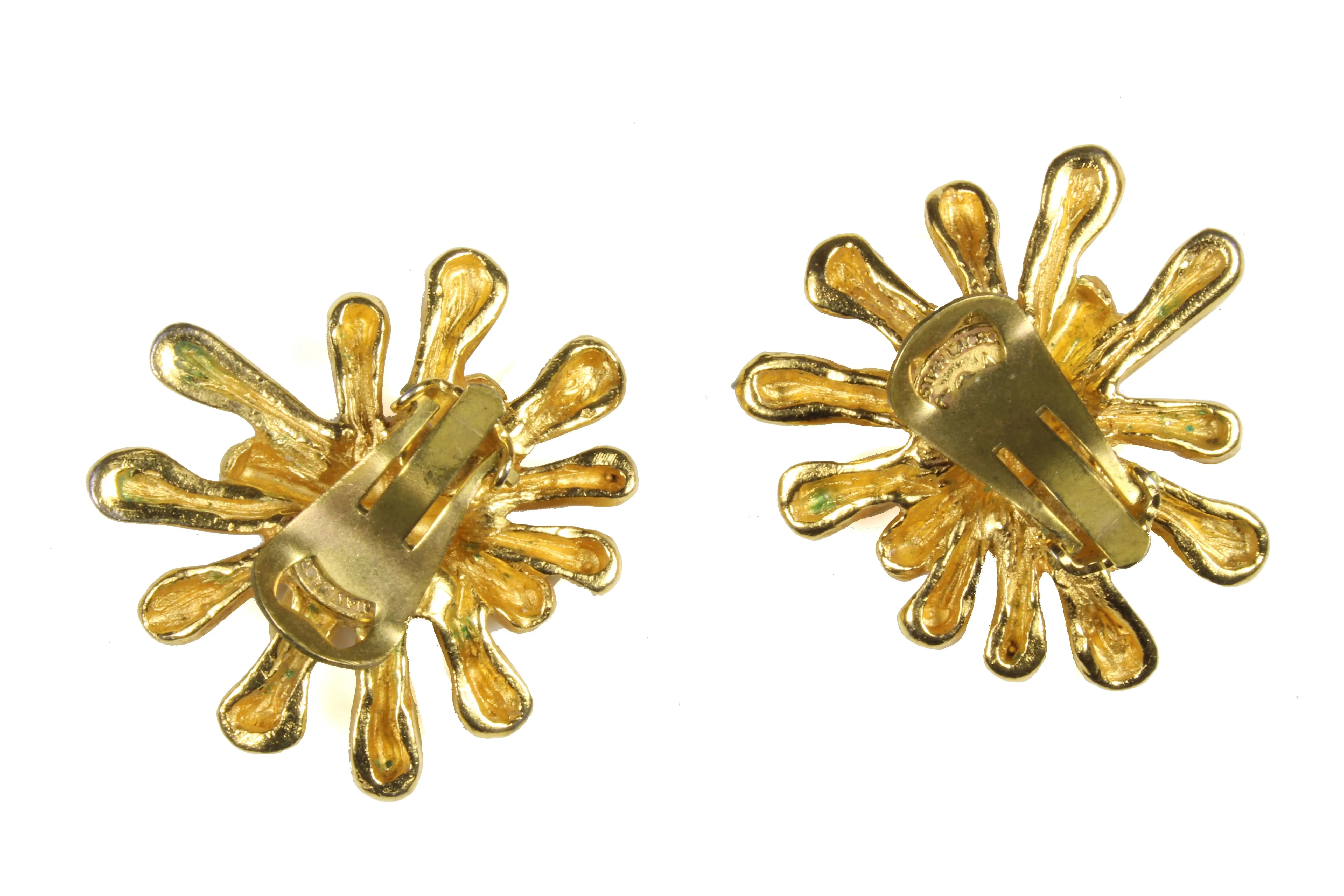 CHRISTIAN LACROIX iconic anemone earrings