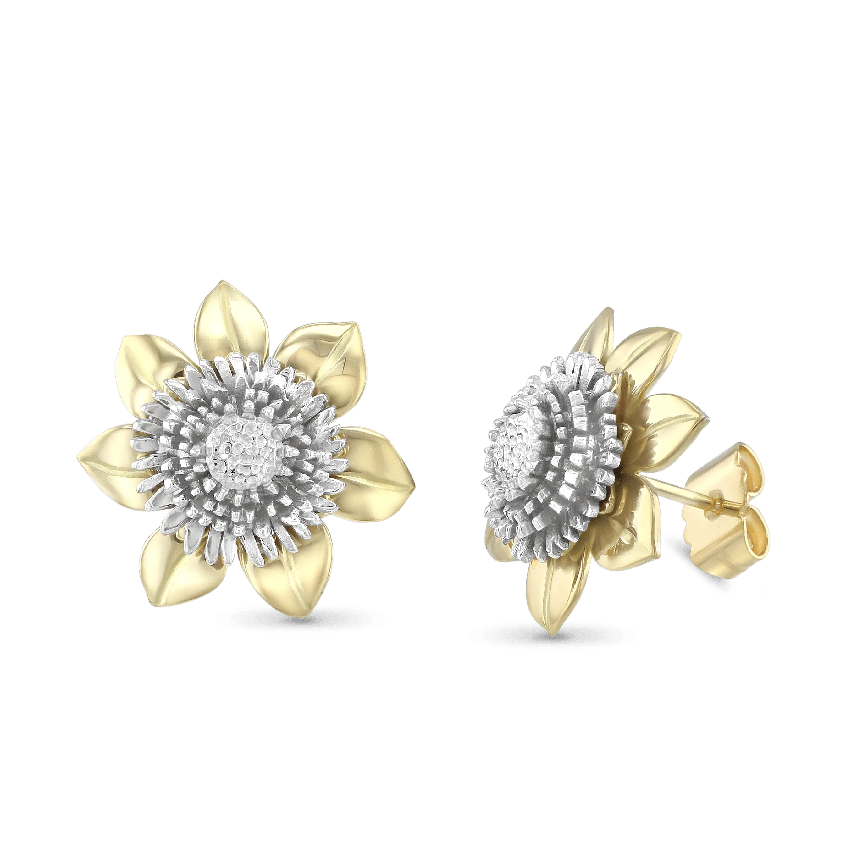 Clematis Empress Stud Earrings