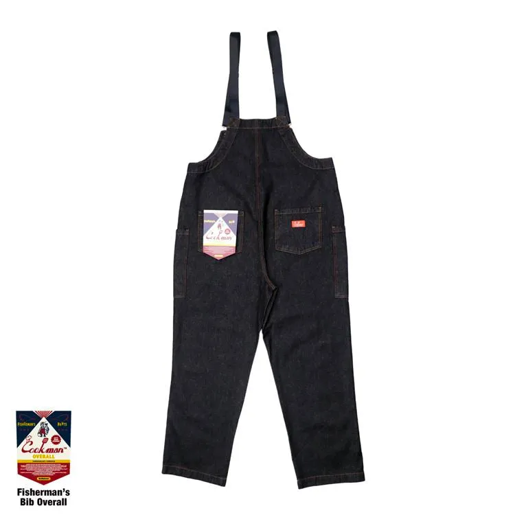 Cookman Fisherman's Bib Overall - Denim : Black