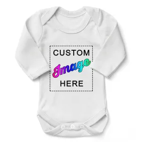 [Custom Image] Endanzoo Organic Baby Bodysuit Long Sleeves