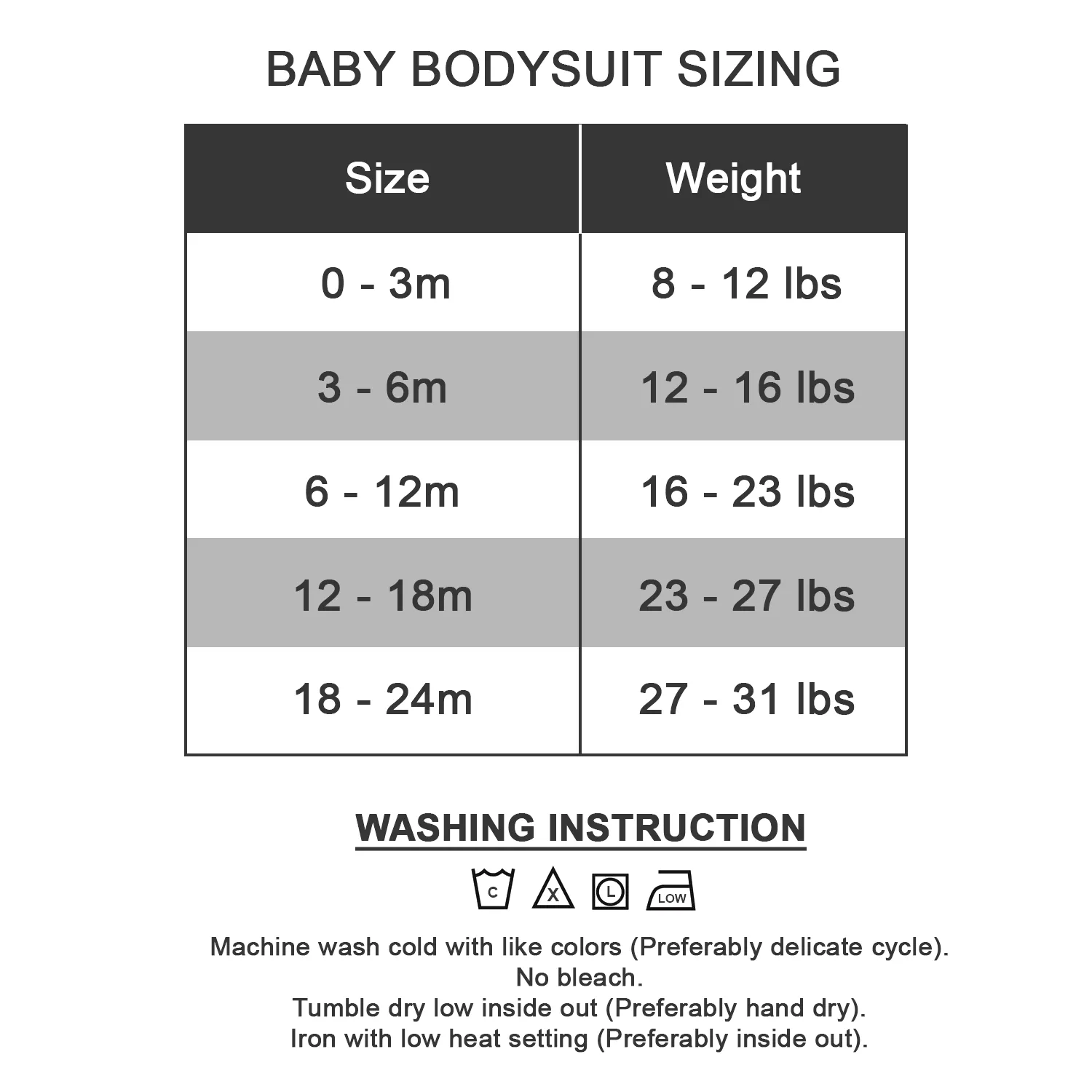 [Custom IMAGE] Endanzoo Organic Long Sleeves Baby Bodysuit I Sports Team I Front & Back