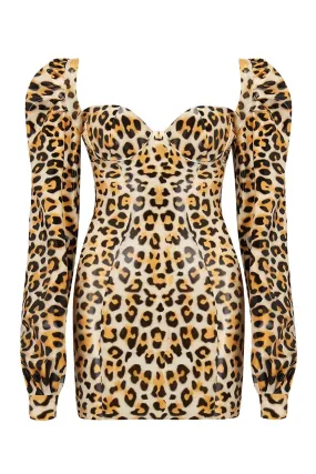 Delta Leopard Latex Dress