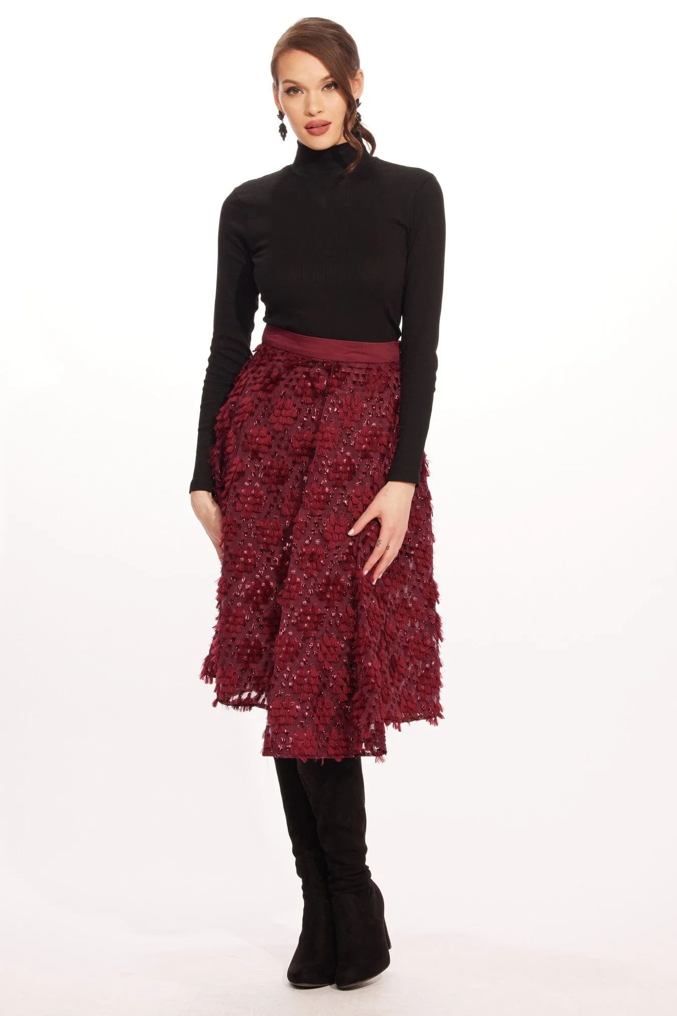 Dion Skirt – Sangria Fizz