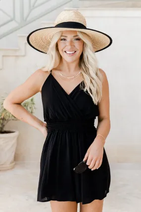 Dusk 'Til Dawn Black Romper FINAL SALE