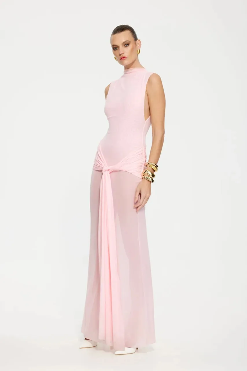 Effie Kats Roza Maxi Dress - Petal Pink