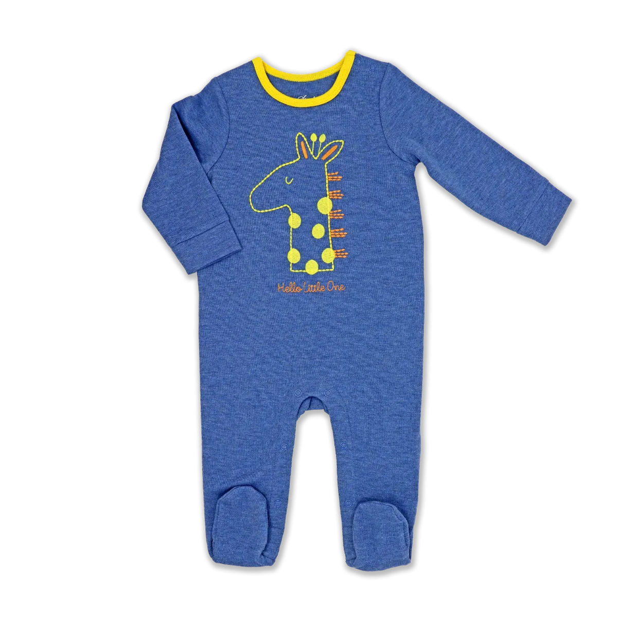 Embroidery Bodysuit Coverall - Hello Little One