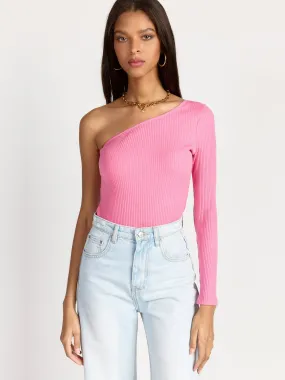 Endless Rose One Shoulder Ribbed Bodysuit - Brands We Love