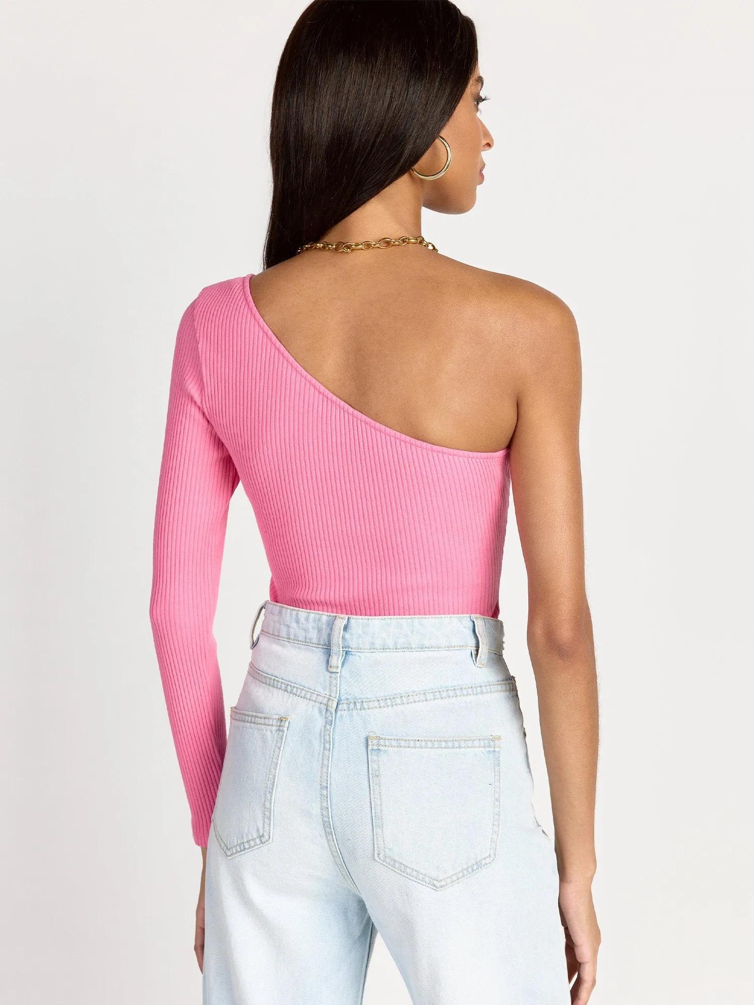 Endless Rose One Shoulder Ribbed Bodysuit - Brands We Love