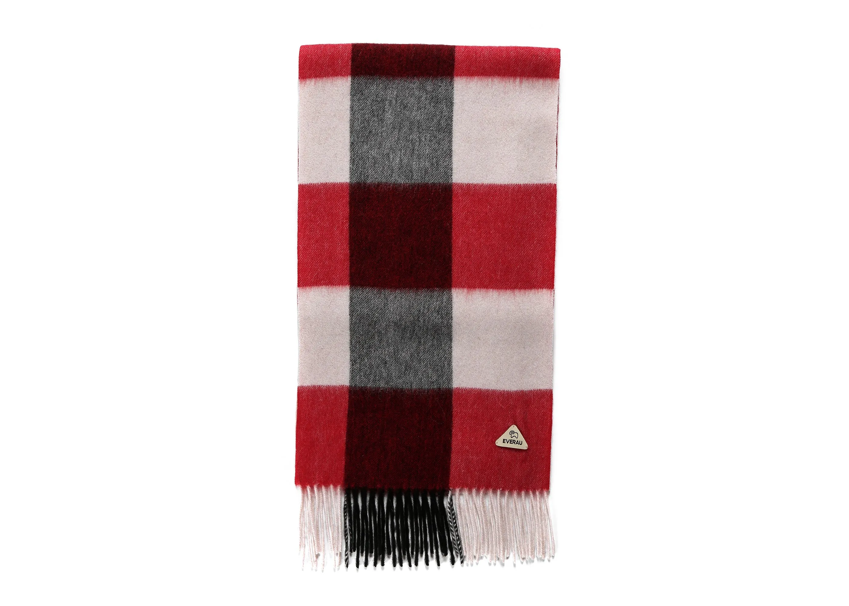 EVERAU® Tartan 100% Wool Scarf