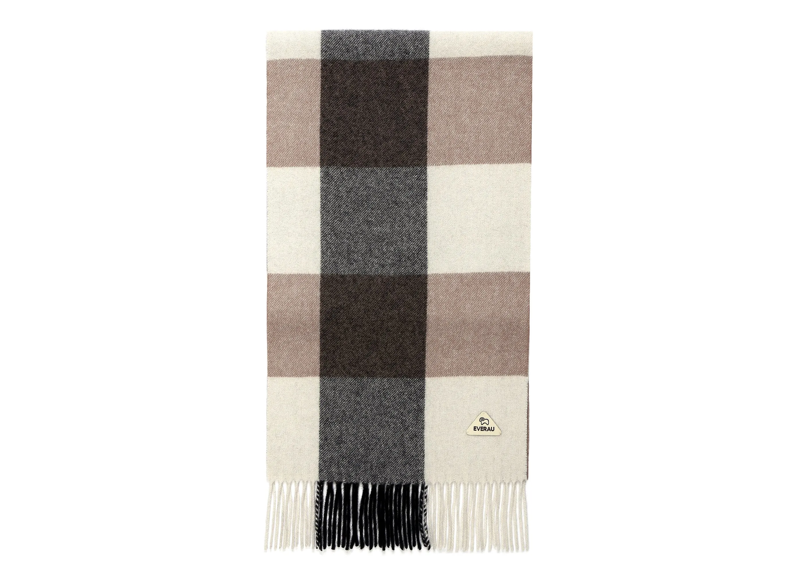 EVERAU® Tartan 100% Wool Scarf