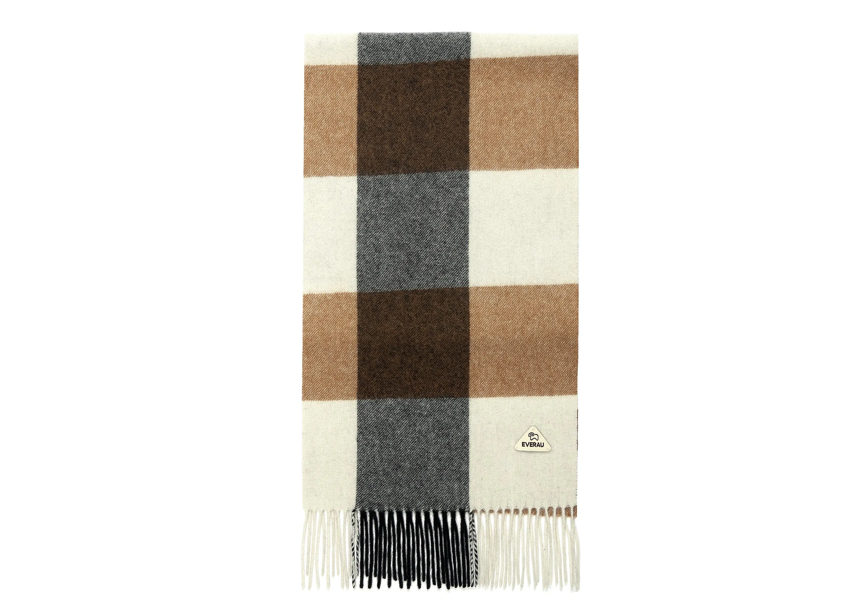 EVERAU® Tartan 100% Wool Scarf