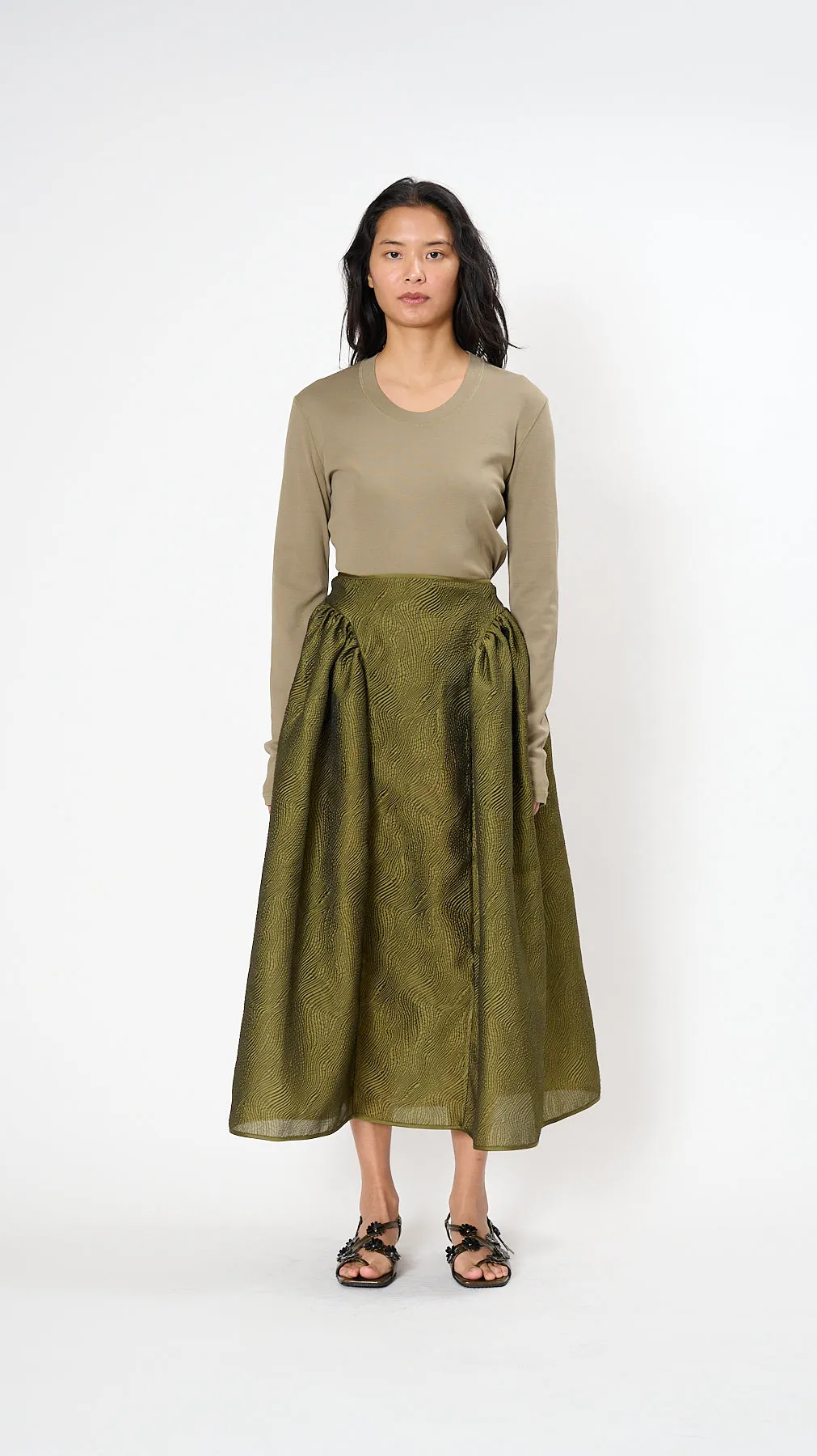 Fabiola Skirt in Olive