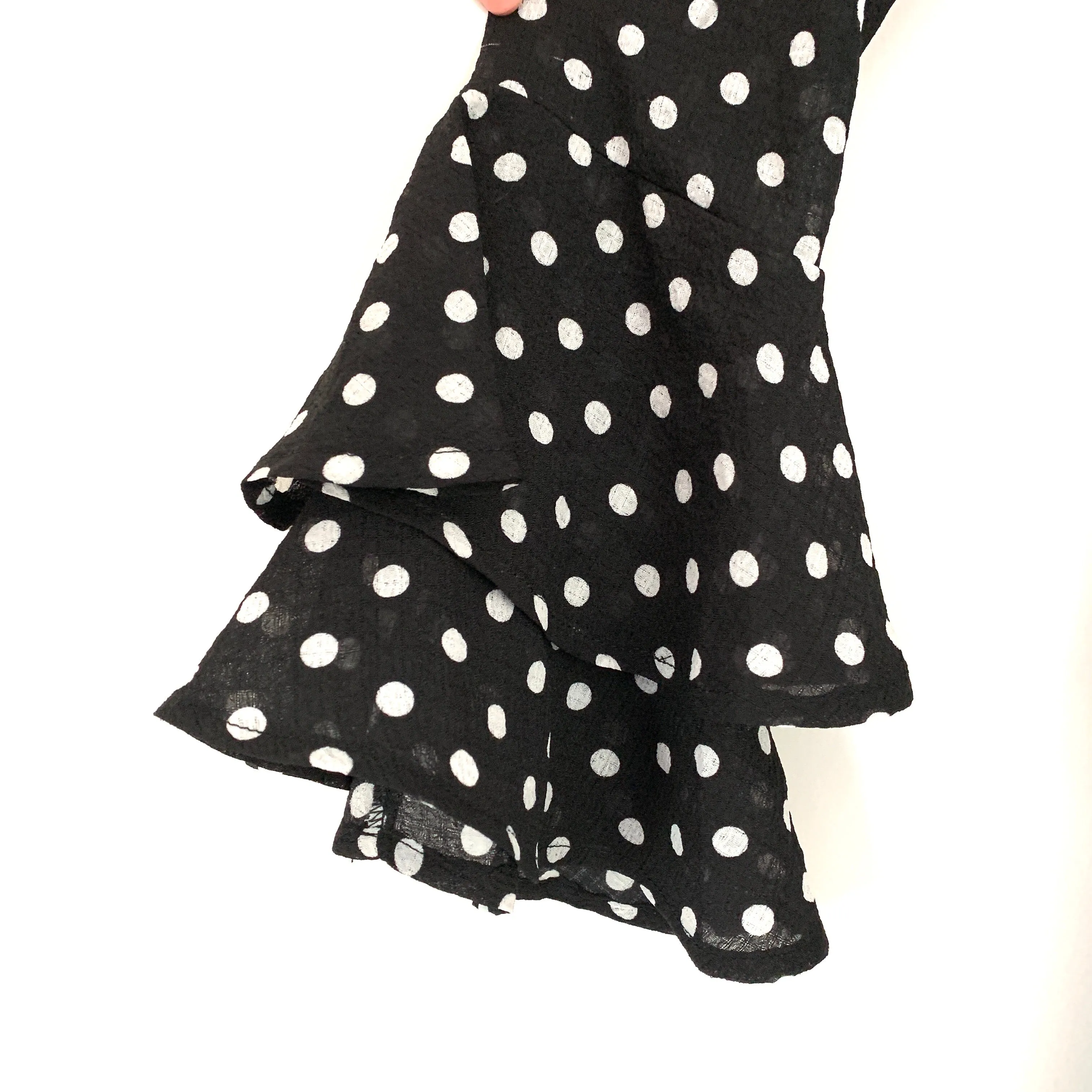 Favlux Off the Shoulder Polka Dot Romper- Size S