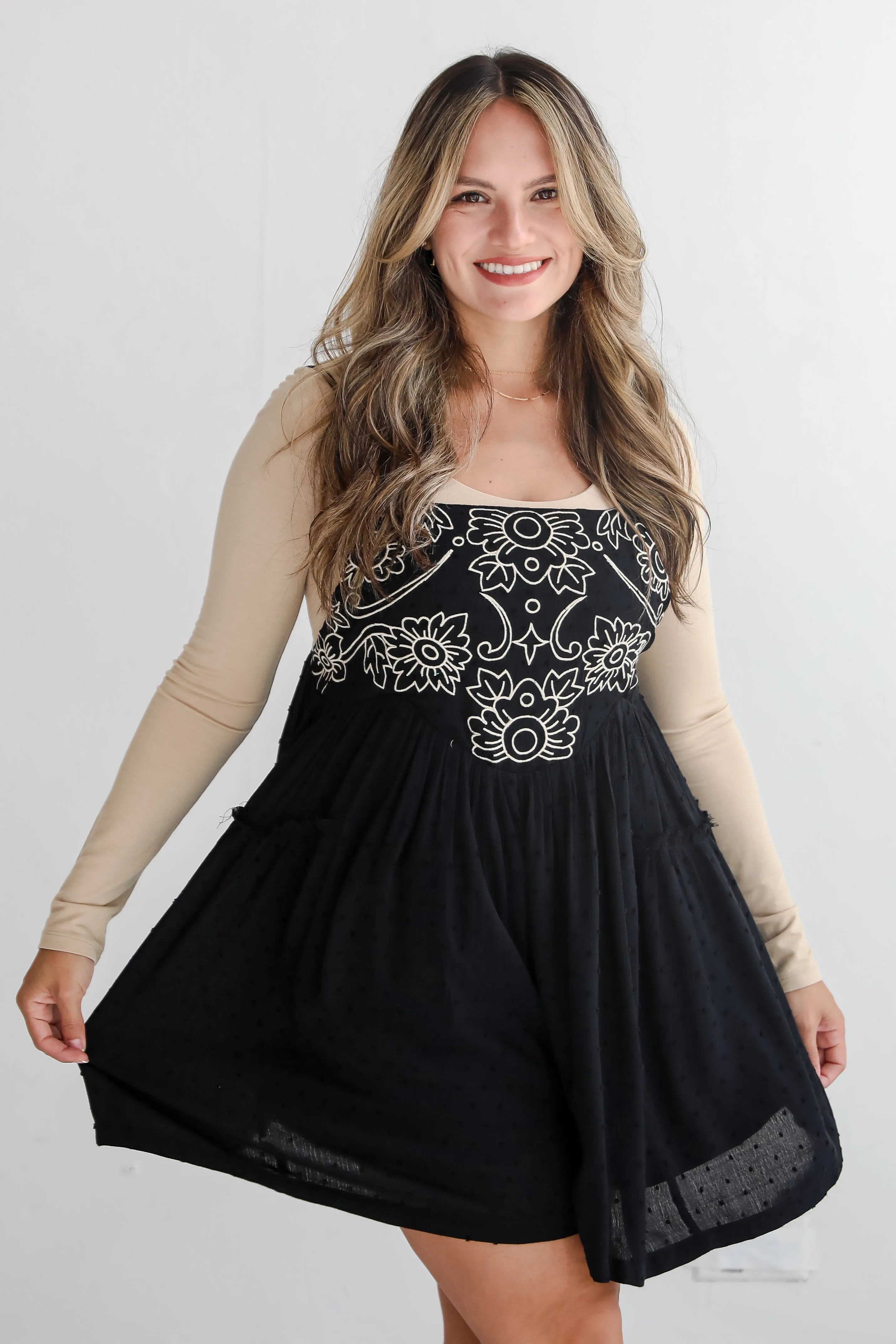 FINAL SALE - Charming Necessity Black Romper