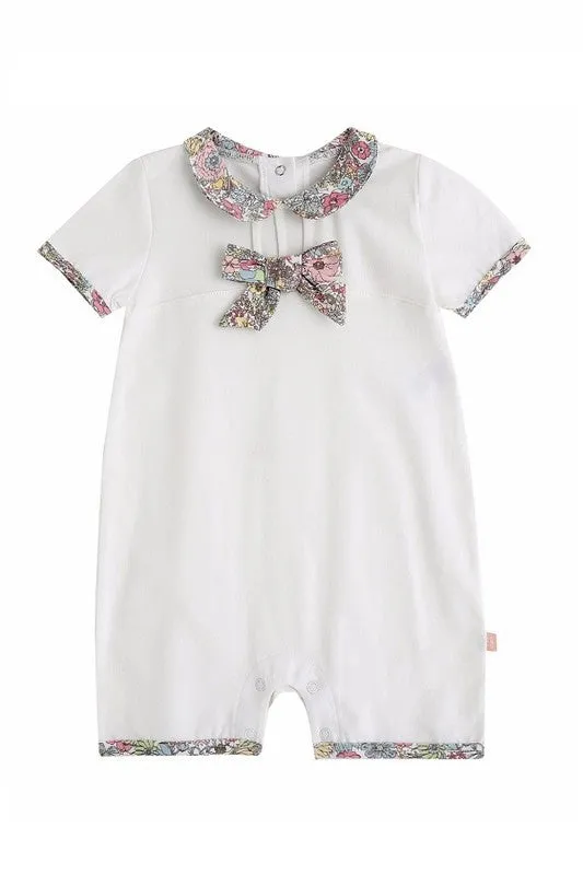 Flower Ribbon Baby Bodysuit