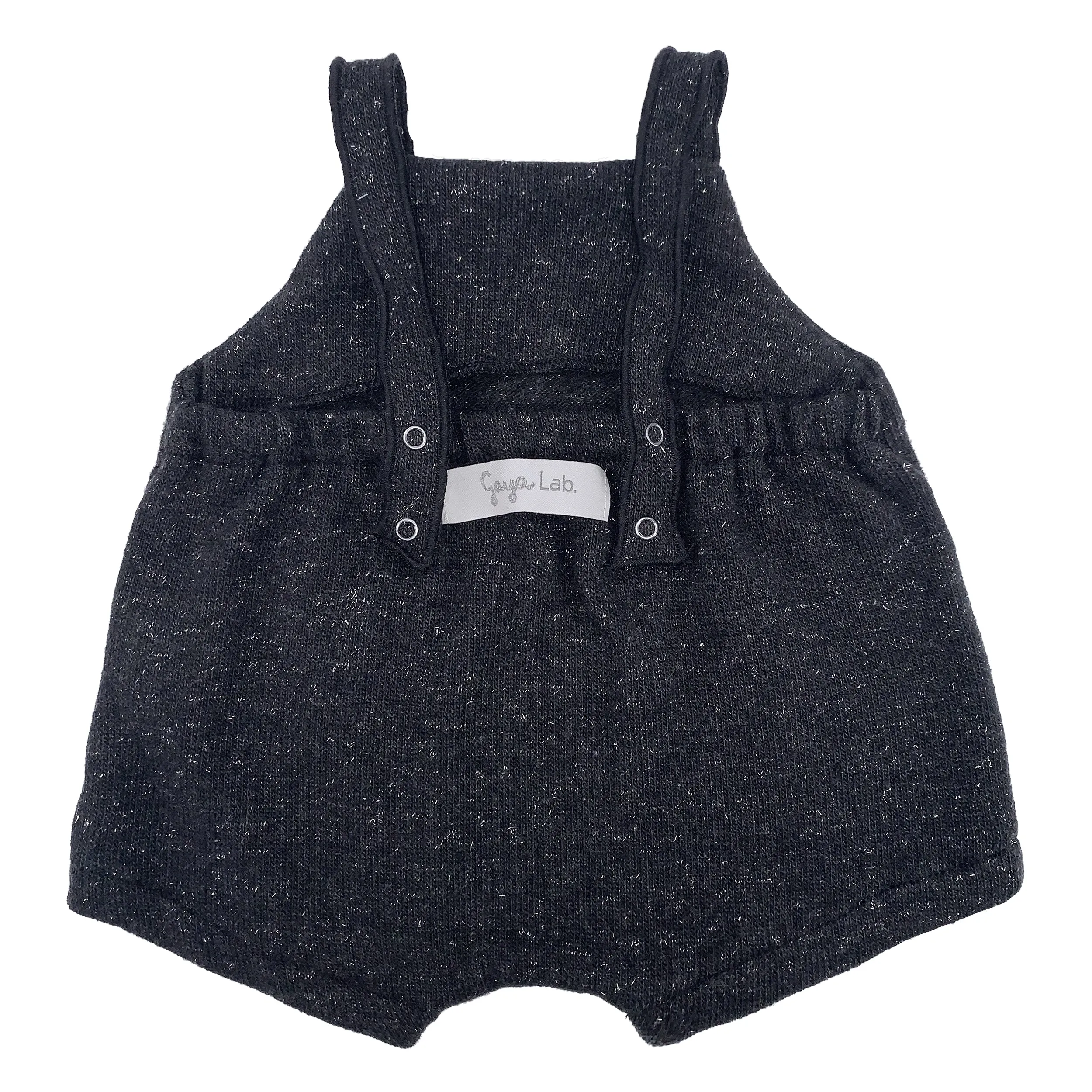 Gaya Lab Anthracite-Silver Knit Romper