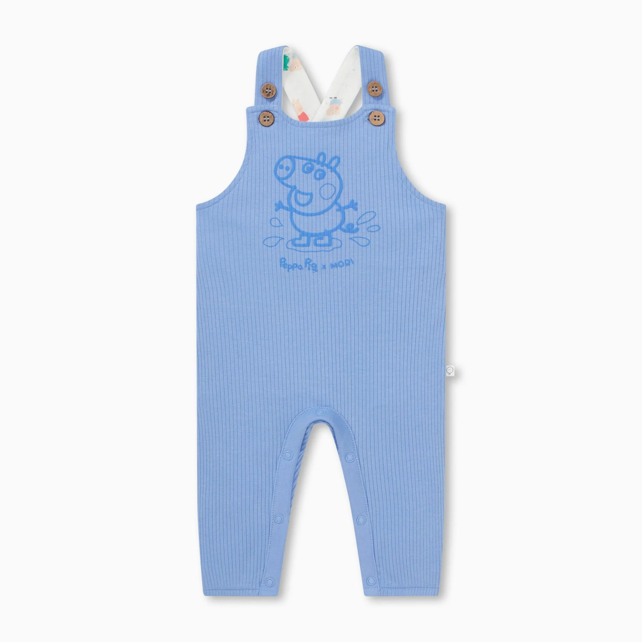 George Pig Ribbed Overalls