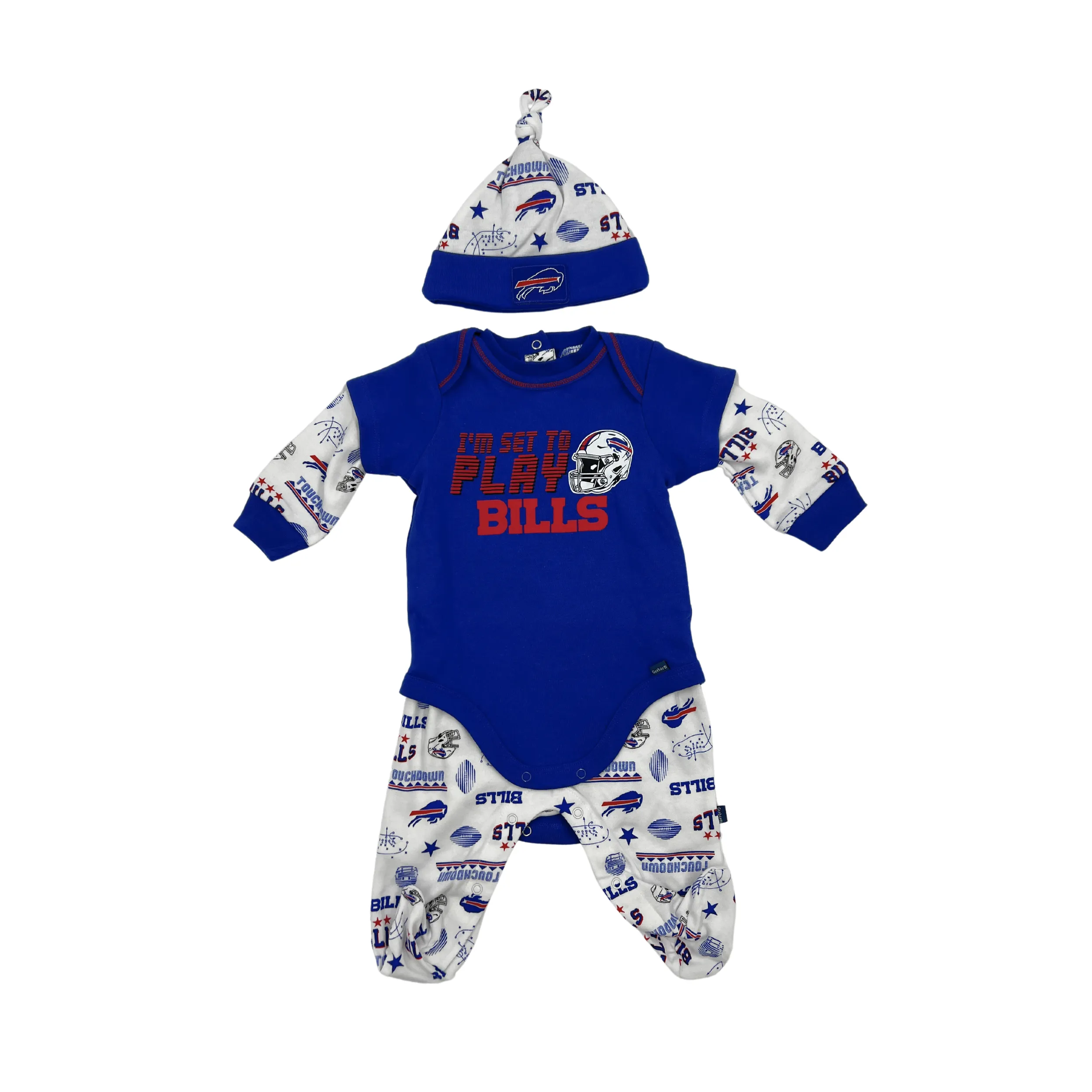 Gerber Buffalo Bills 3-Piece Bodysuit