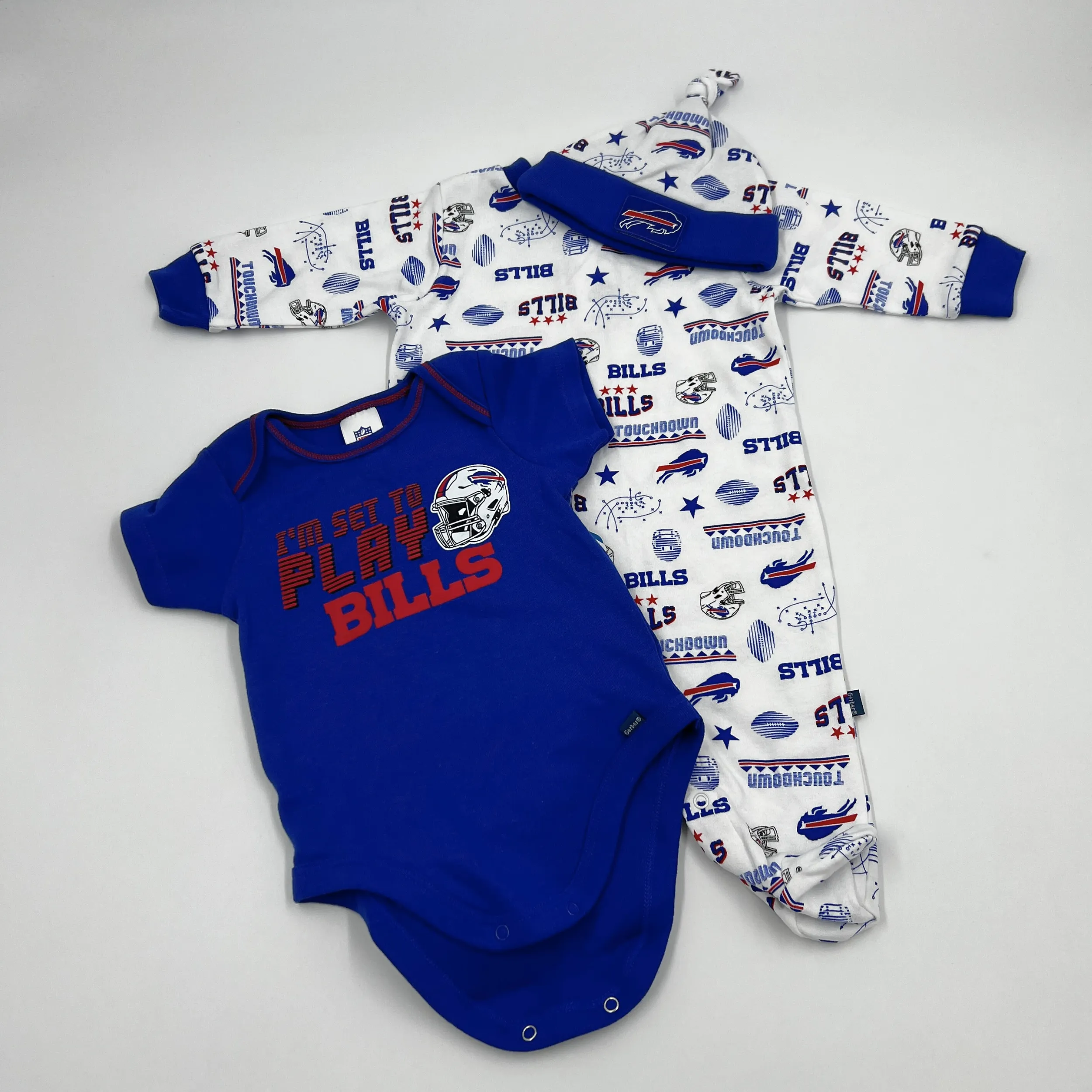 Gerber Buffalo Bills 3-Piece Bodysuit