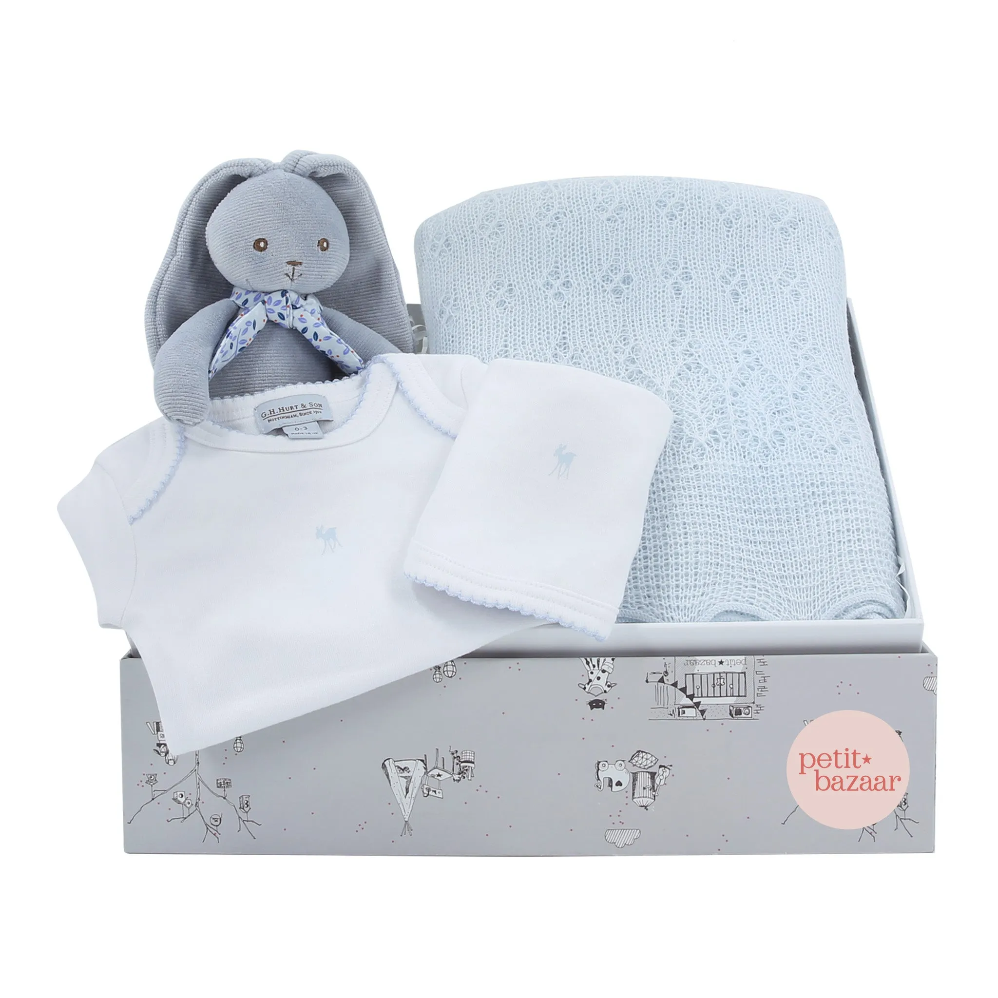 G.H. Hurt & Son Blue - Baby Hamper