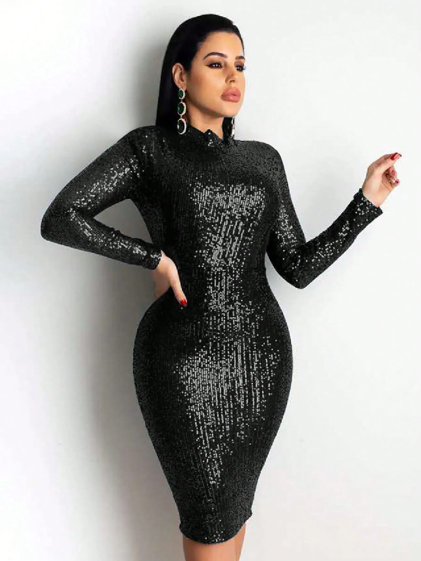 Glitter Bodycon Dress